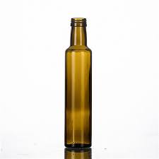 8 oz dorica glass olive oil bottles