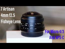 7artisan 4mm f2 8 fisheye lens for m43