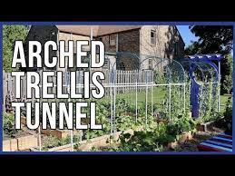How To Make An Arched Trellis Tunnel