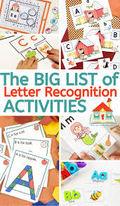 50 letter recognition activities for