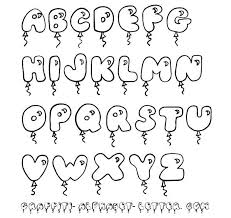 Cute Bubble Letters Graffiti Fonts Glow In The Dark Party Fonts
