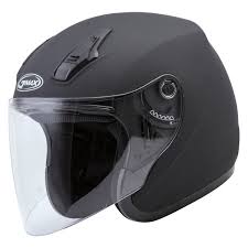 Gmax Of 17 Medium Matte Black Open Face Helmet