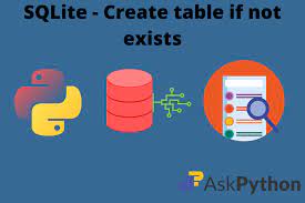 sqlite create table if not exists