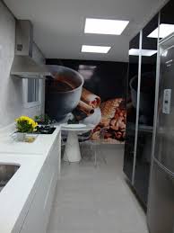 Onde aplicar os adesivos decorativos na cozinha? 24 Cozinhas Em Estilo Corredor Projetadas Por Membros Do Casapro Casa Com Br