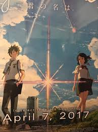 Mitsuha and taki are two total strangers living completely different lives. Your Name Anime Movie Poster Japanese Version A3 A4 In Satin Matte Glossy Kunst Autrement Dit Antiquitaten Kunst