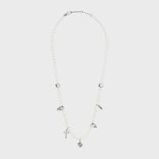 celine monochroms charms necklace in