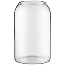 Glass Jar With Cork Lid Tableware B