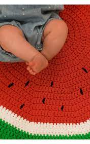 watermelon rug crochet pattern ribbon
