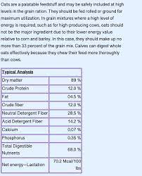 oats whole equine nutrition