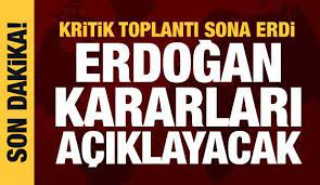 Vergi indirimi ve asgari ücretin konuşulduğu toplantı sona erdi, Erdoğan  açıklama yapacak - Awolia