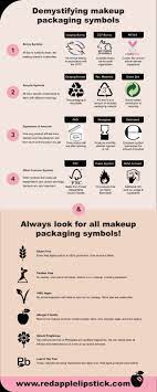 makeup packaging symbols