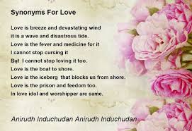 synonyms for love poem by anirudh