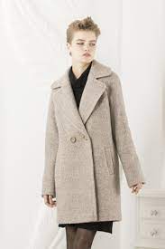 Женское демисезонное пальто, ФРЕНЧ ДВУБОРТНЫЙ 307 БЕЖ, Артикул - 307 БЕЖ:  купить онлайн.