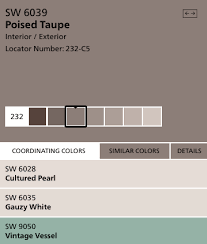 2017 color of the year poised taupe