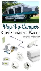 Pop up camper renovation on a budget, a diy craft post from the blog too much time on my properly cleaning and waterproofing your pop up camper canvas is key to the life of your camper. Pop Up Camper Replacement Parts Exploring Domesticity
