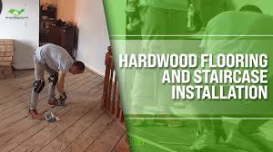 hardwood flooring and staircase