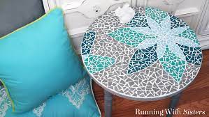 How To Mosaic A Table Running With