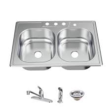 kitchen sink with faucet hddb332284lfr
