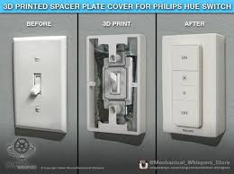 Get free shipping on qualified wall plate included dimmers or buy online pick up in store today in the electrical department. Philips Hue Dimmer Switch Plate 3d Printed Spacer Plate For Etsy In 2021 Hue Philips Philips Dimmer Switch