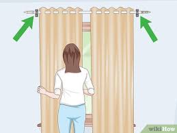 how to hang eyelet curtains with