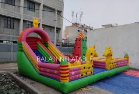 giant commercial bounce house game