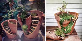 Broken Pots Turned Into Brilliant Diy