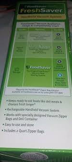 Foodsaver Freshsaver Handheld Vacuum Sealing System Fsfrsh0051 White