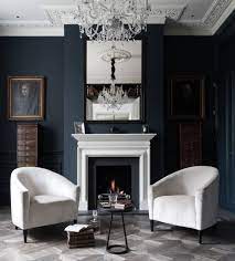 blue walls and grey floors ideas