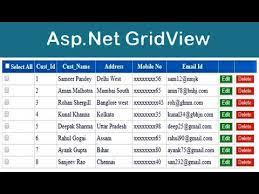 in gridview asp net c