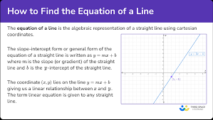 How To Find The Equation Of A Line
