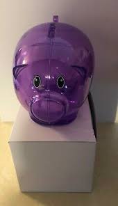Vintage 1981 eveready save with the cat plastic coin bank. New Purple Plastic Piggy Bank 5 1 2 X 3 3 4 Save Coins And Cash Fun For Kids Ebay