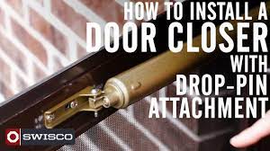 How to Install a Door Closer with Drop-Pin Attachment [1080p] - YouTube