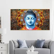 Abstract Art Themed Buddha Art Buddha