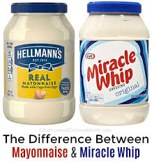 mayonnaise and miracle whip