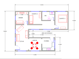 2d Simple Floor Plan With Dimensions