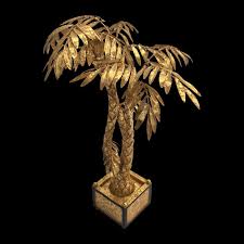 Gilded Palm Tree Table Centerpiece Au