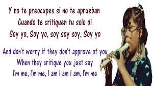 soy yo s english and spanish