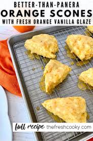 best orange scones recipe panera bread