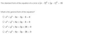 The Standard Form Of The Equation Of A