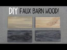 Diy Faux Barn Wood Paint Trick