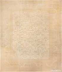 soft neutral antique indian agra rug