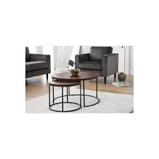 You can find clean, contemporary designs in metal, wood and other materials. Bellini Round Nesting Coffee Table