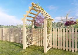 Arbor Gate With Fence Plans 3 X 4 4