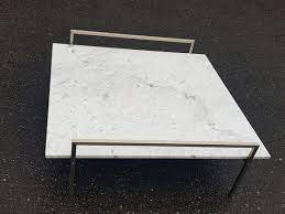 Marble Coffee Table On Rectangular