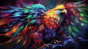 premium photo brightly colored bird