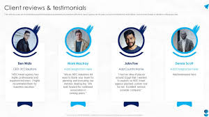 client reviews and testimonials travel