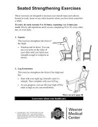 seated strengthening exercises