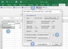 print a specific quany of barcode