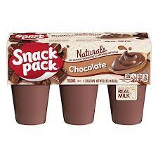 snack pack naturals chocolate pudding