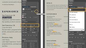 Примеры навыков для работы дизайнера: Create A Professional Resume Adobe Indesign Tutorials